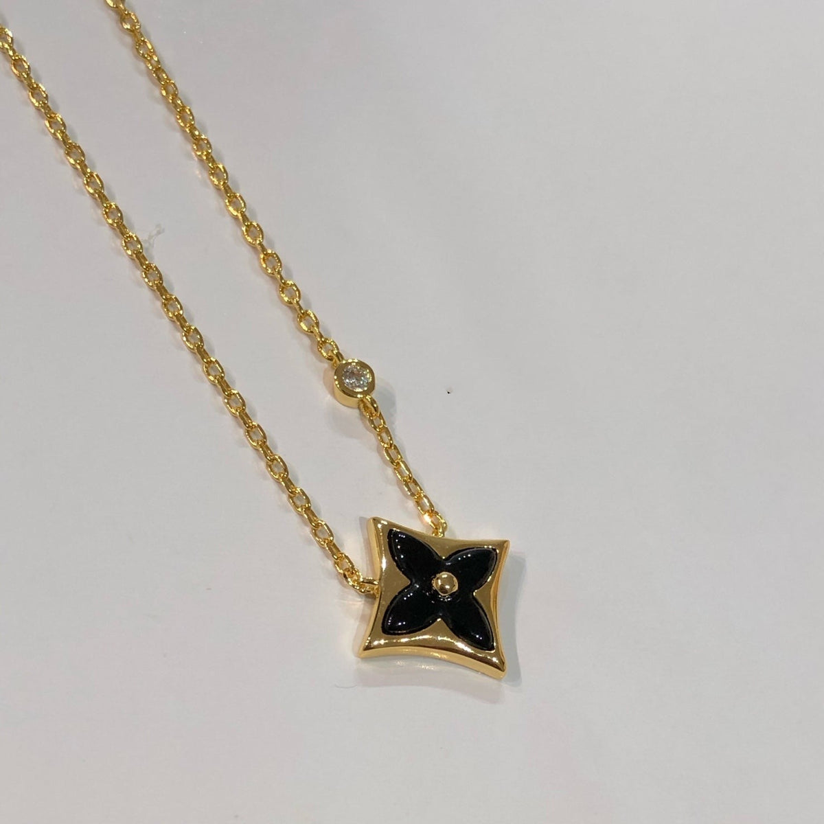 ¡®lume Jewelry¡¯STAR BLACK MOP NECKLACE
