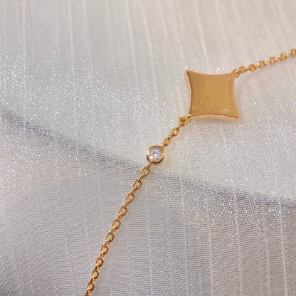 ¡®lume Jewelry¡¯COLOR STAR PINK GOLD DIAMOND BRACELET