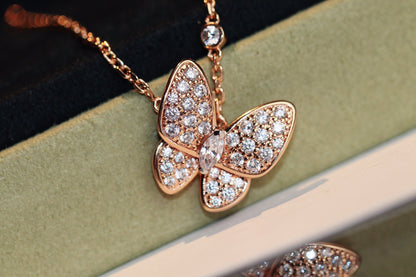 ¡®lume Jewelry¡¯BUTTERFLY DIAMOND NECKLACE