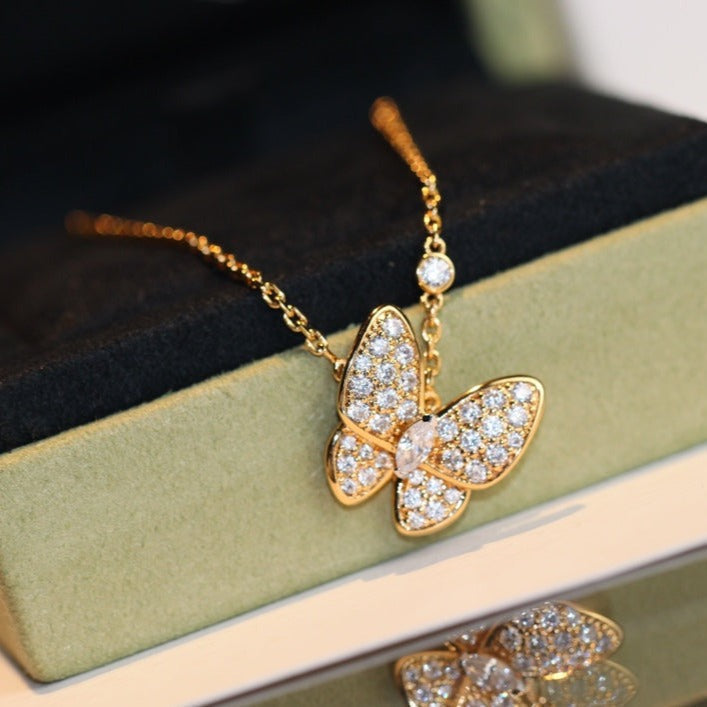 ¡®lume Jewelry¡¯BUTTERFLY DIAMOND NECKLACE