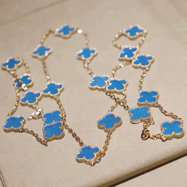 ¡®lume Jewelry¡¯CLOVER 20 MOTIFS TURQUOISE GOLD