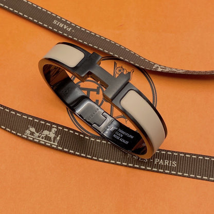 ¡®lume Jewelry¡¯H BRACELET 12MM BLACK BEIGE CERAMIC