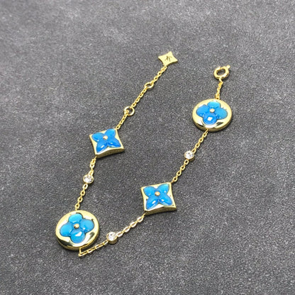 ¡®lume Jewelry¡¯STAR AND SUN TURQUOISE 4 MOTIFS 3 DIAMONDS