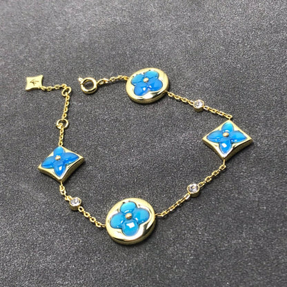 ¡®lume Jewelry¡¯STAR AND SUN TURQUOISE 4 MOTIFS 3 DIAMONDS