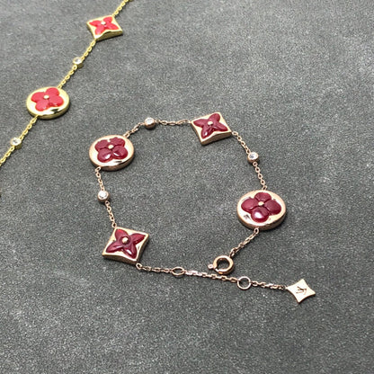 ¡®lume Jewelry¡¯STAR AND SUN CARNELIAN 4 MOTIFS 3 DIAMONDS