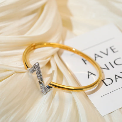 ¡®lume Jewelry¡¯VOLTE UPSITE DOWN GOLD DIAMOND BRACELET