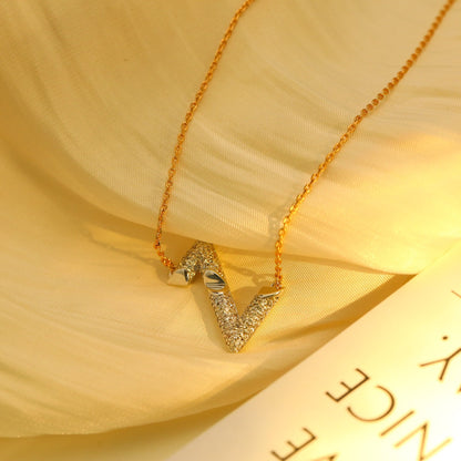 ¡®lume Jewelry¡¯VOLT SILVER DIAMOND PEDANT NECKLACE