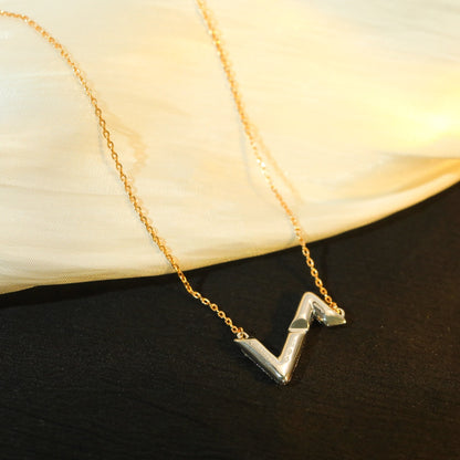 ¡®lume Jewelry¡¯VOLT SILVER DIAMOND PEDANT NECKLACE