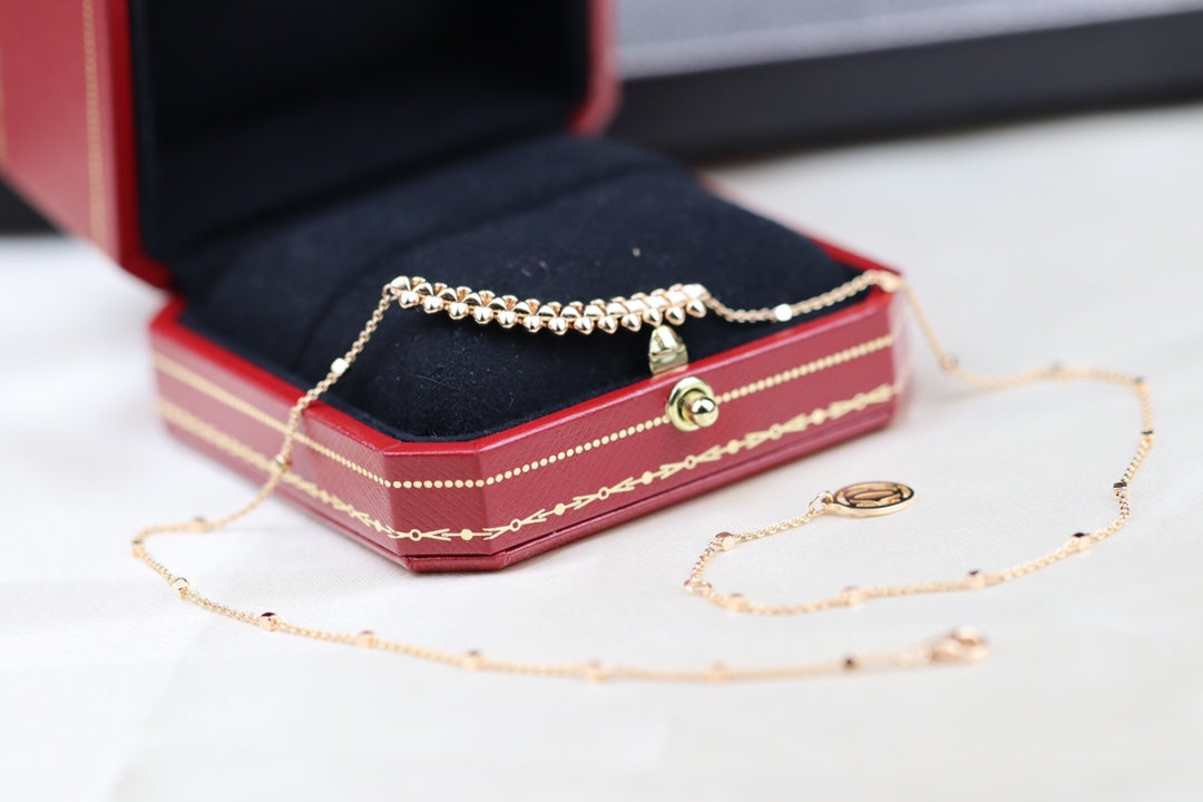 ¡®lume Jewelry¡¯CLASH PINK GOLD NECKLACE
