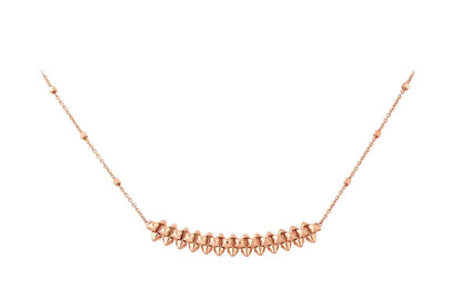 ¡®lume Jewelry¡¯CLASH PINK GOLD NECKLACE
