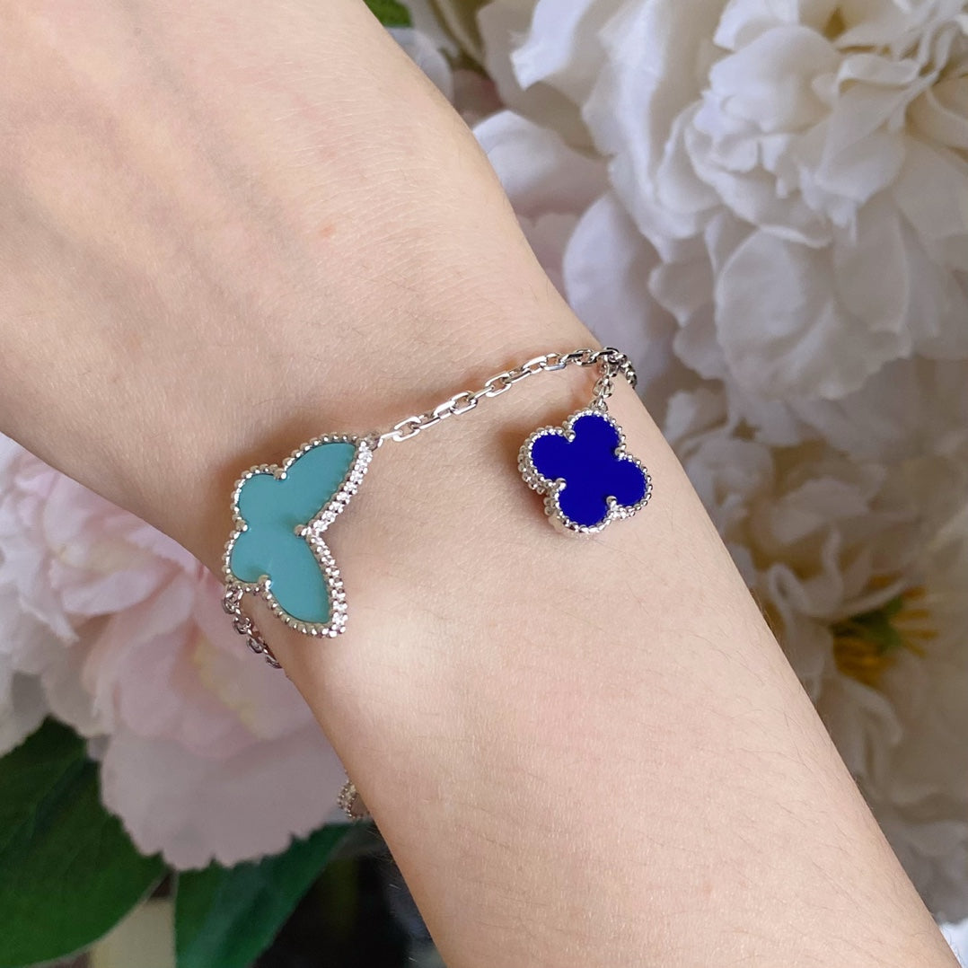 ¡®lume Jewelry¡¯LUCKY SPRING SILVER BRACELET 4 MOTIF