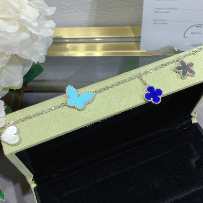 ¡®lume Jewelry¡¯LUCKY SPRING SILVER BRACELET 4 MOTIF