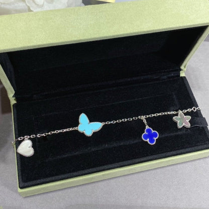 ¡®lume Jewelry¡¯LUCKY SPRING SILVER BRACELET 4 MOTIF