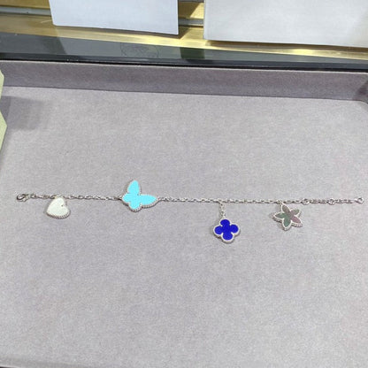 ¡®lume Jewelry¡¯LUCKY SPRING SILVER BRACELET 4 MOTIF