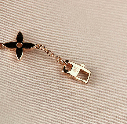 ¡®lume Jewelry¡¯STAR AND SUN 7 MOTIFS GOLD BRACELET