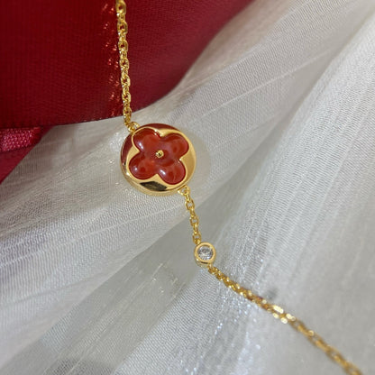 ¡®lume Jewelry¡¯SUN PEDANT CARNELIAN BRACELET