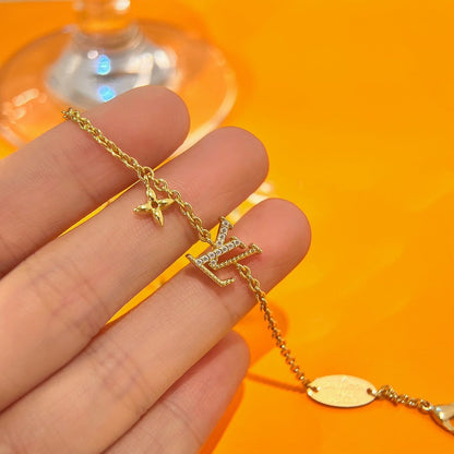 ¡®lume Jewelry¡¯LOGO STAR MOTIF GOLD BRACELET