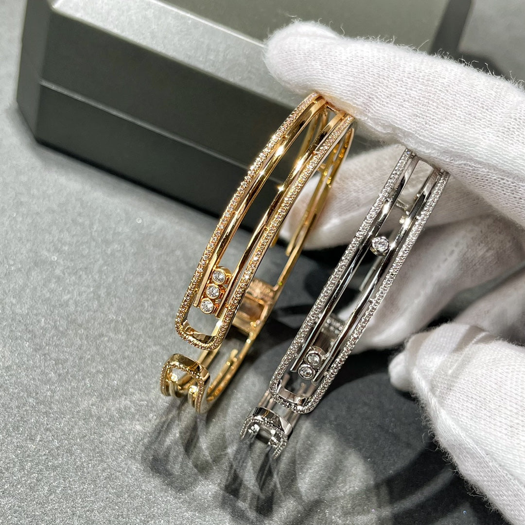 [lume Jewelry]MOVE 10TH PAVED DIAMOND BRACELET