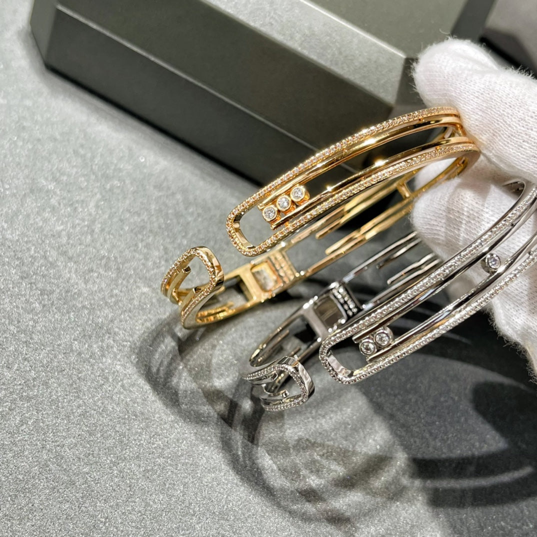 [lume Jewelry]MOVE 10TH PAVED DIAMOND BRACELET