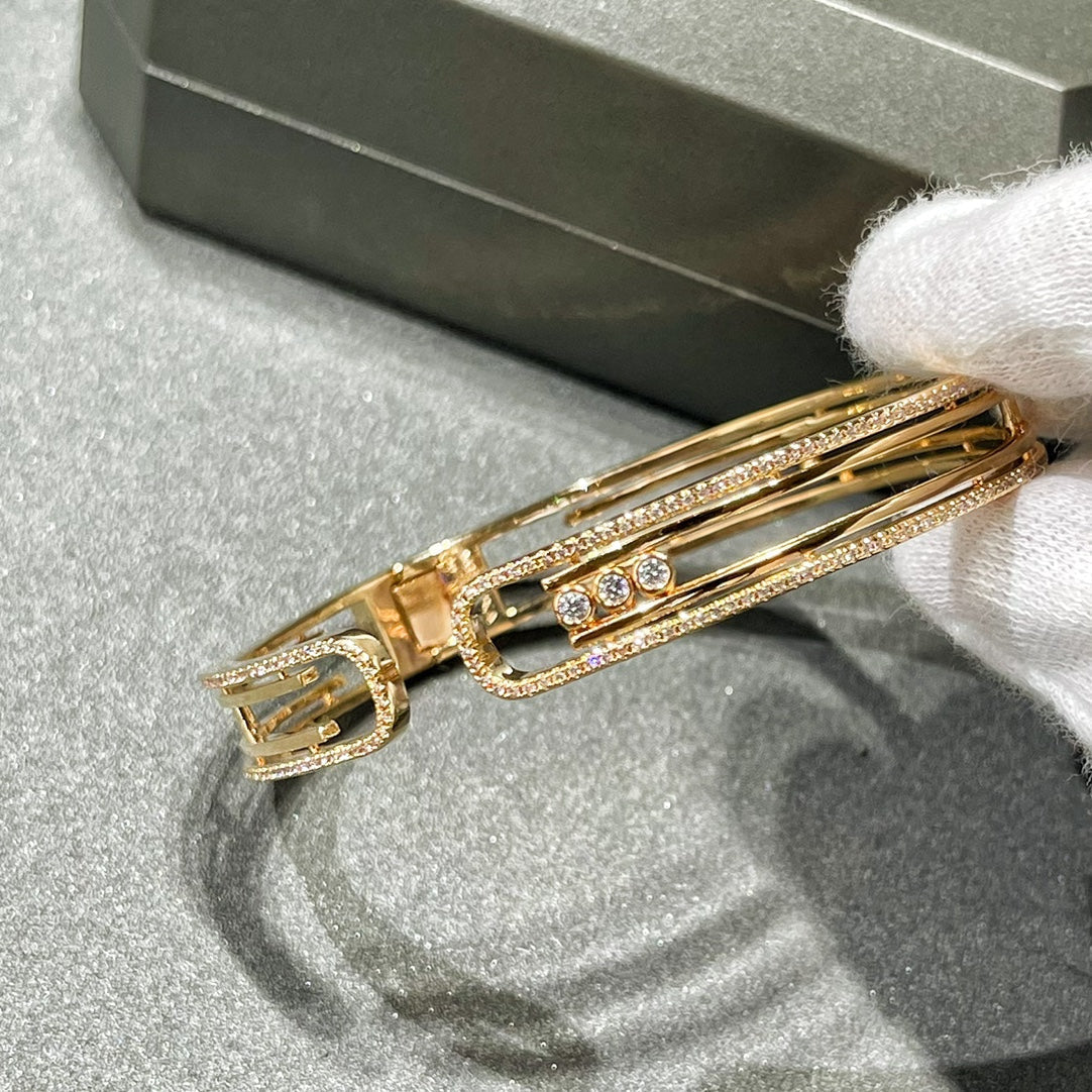 [lume Jewelry]MOVE 10TH PAVED DIAMOND BRACELET