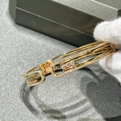 [lume Jewelry]MOVE 10TH PAVED DIAMOND BRACELET