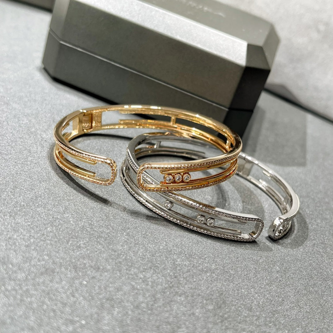 [lume Jewelry]MOVE 10TH PAVED DIAMOND BRACELET