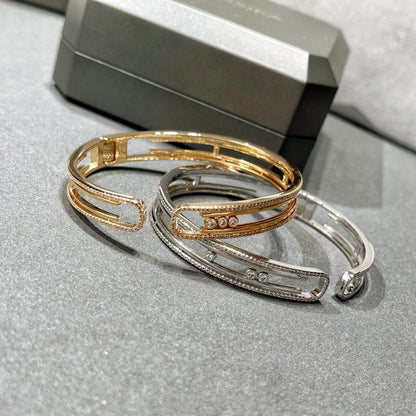 [lume Jewelry]MOVE 10TH PAVED DIAMOND BRACELET