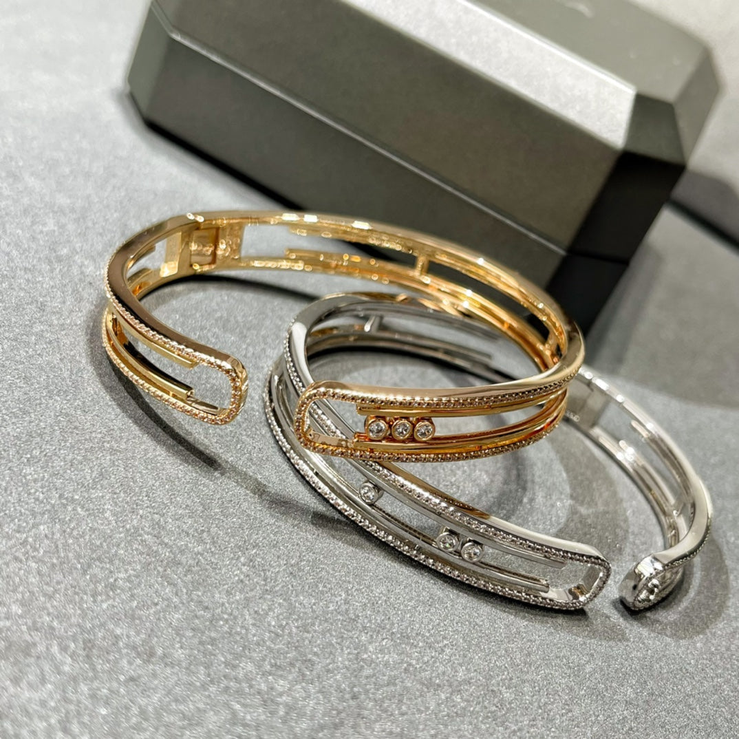 [lume Jewelry]MOVE 10TH PAVED DIAMOND BRACELET