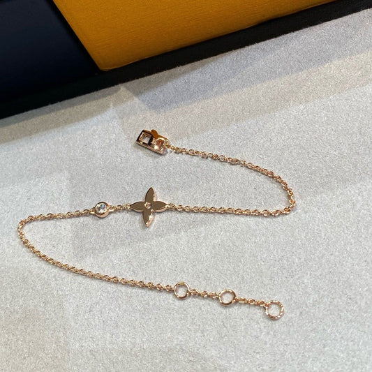 ¡®lume Jewelry¡¯STAR DIAMOND PINK GOLD BRACELET