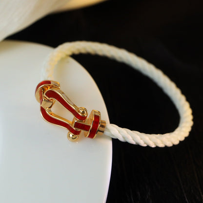 ¡®lume Jewelry¡¯FORCE 10 WHITE TEXTILE DIAMOND PAVED