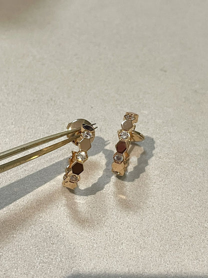 ¡®lume Jewelry¡¯BEE LOVE Earrings GOLD DIAMOND
