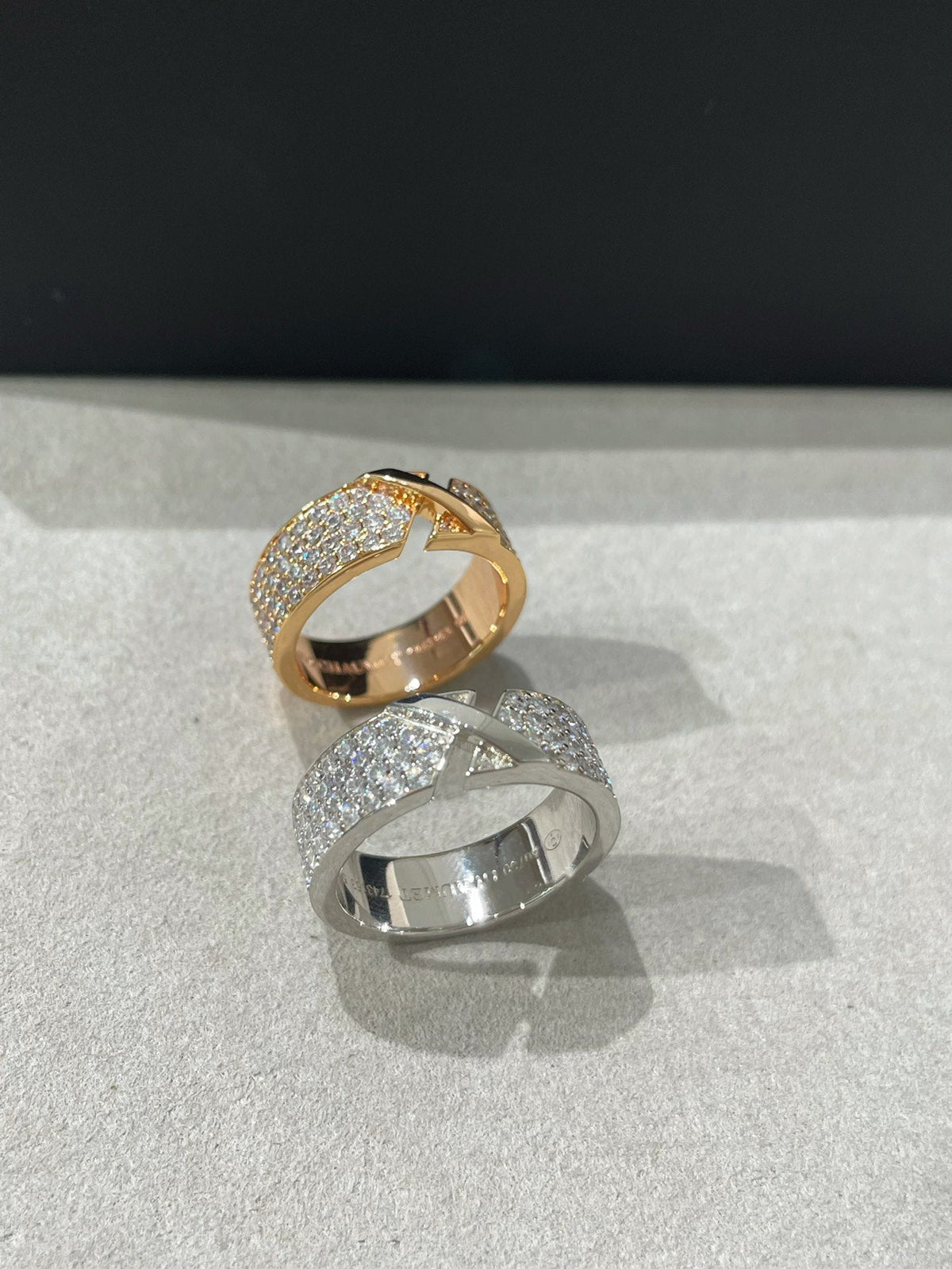 ¡®lume Jewelry¡¯LIENS EVIDENCE  DIAMOND PAVED RING