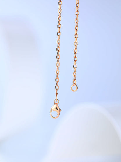 ¡®lume Jewelry¡¯H CAGE PINK GOLD NECKLACE