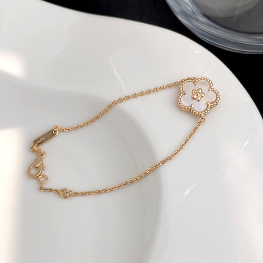 ¡®lume Jewelry¡¯LUCKY SPRING ROSE GOLD MOP BRACELET