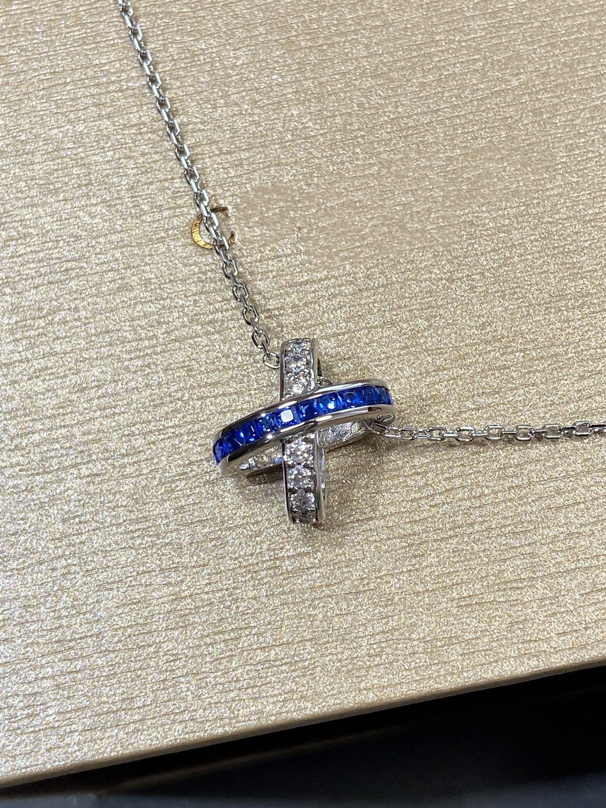 ¡®lume Jewelry¡¯LIENS DIAMOND SILVER NECKLACE
