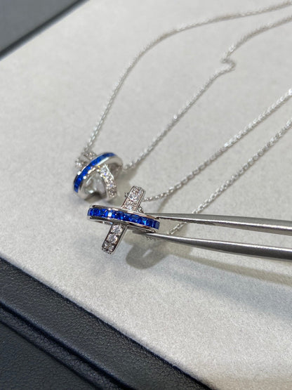 ¡®lume Jewelry¡¯LIENS DIAMOND SILVER NECKLACE