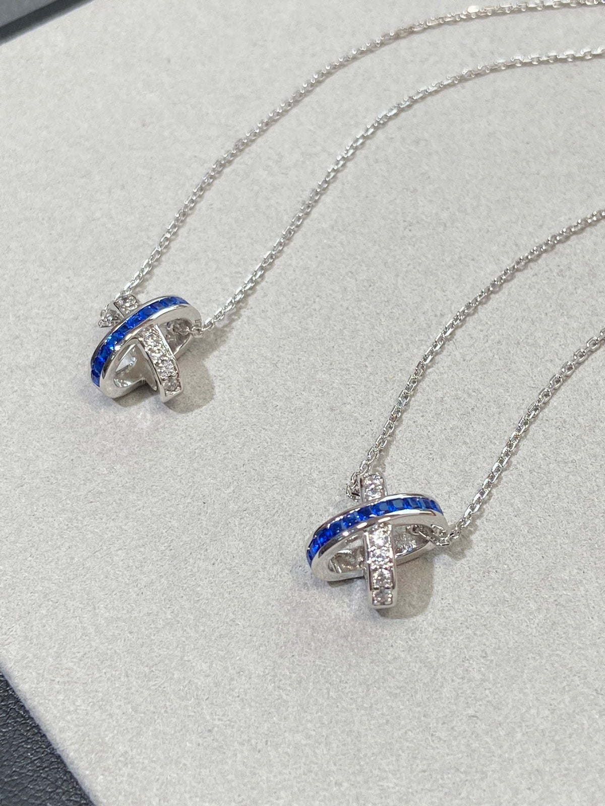 ¡®lume Jewelry¡¯LIENS DIAMOND SILVER NECKLACE