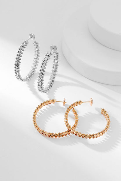 ¡®lume Jewelry¡¯CLASH HOOP EARRINGS