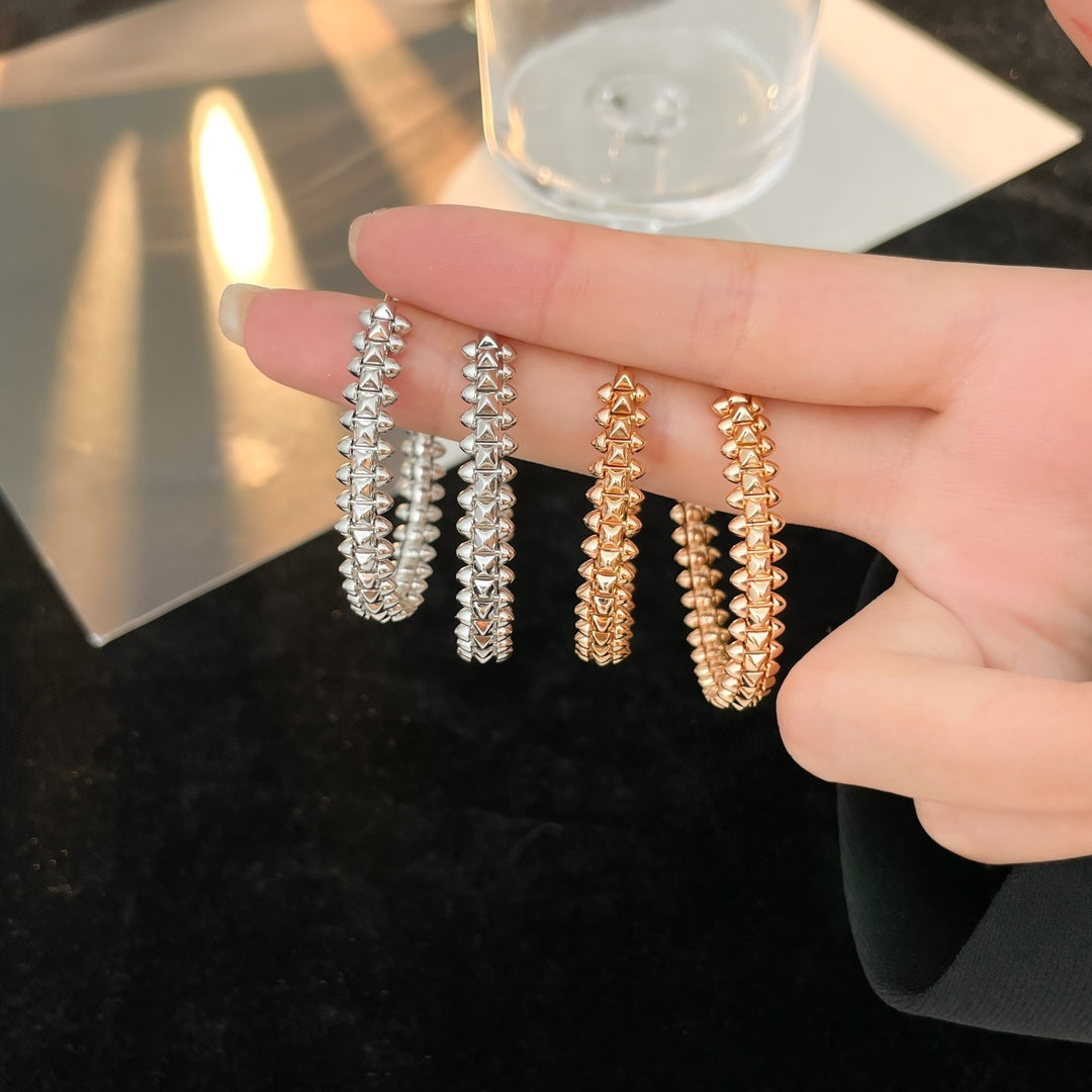 ¡®lume Jewelry¡¯CLASH HOOP EARRINGS