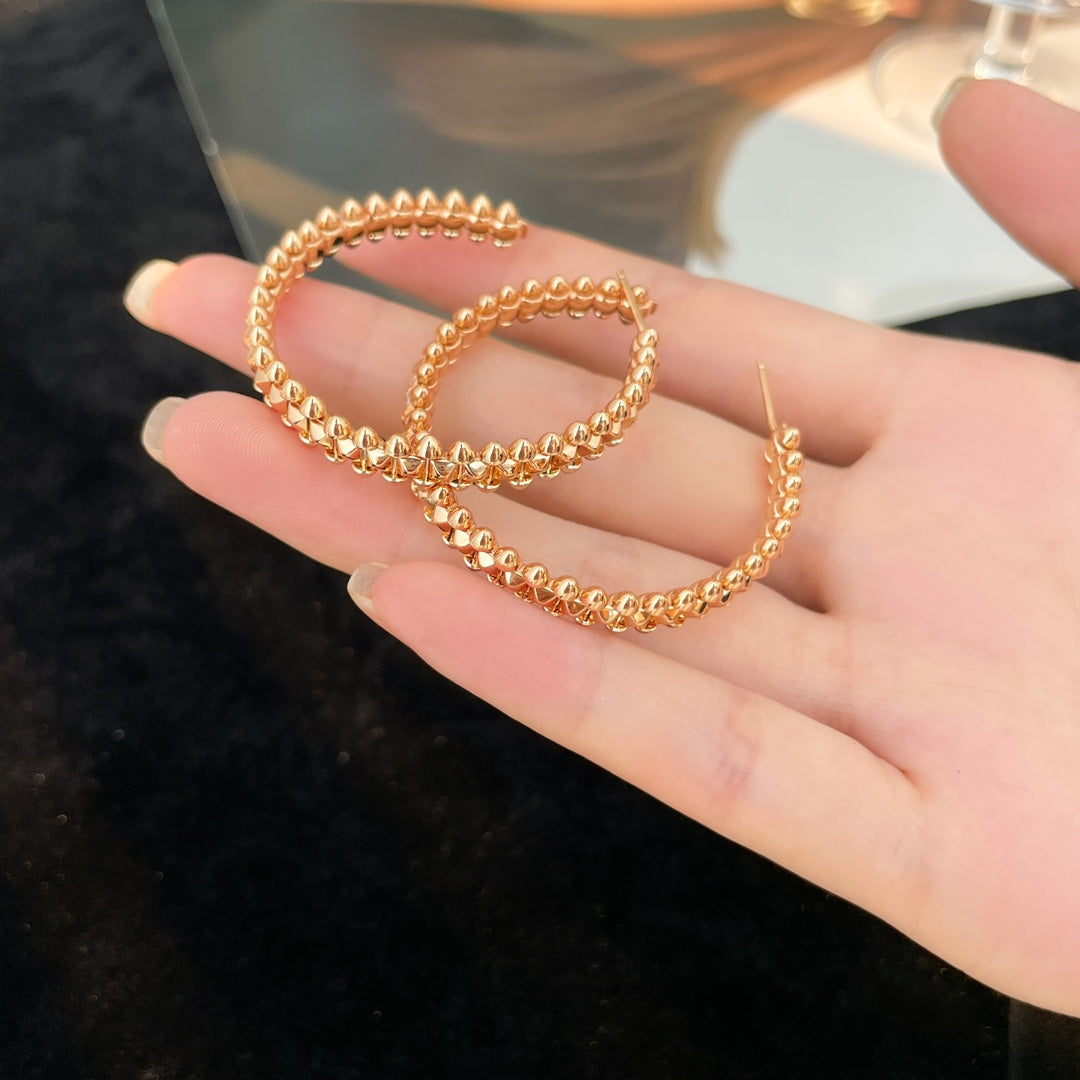 ¡®lume Jewelry¡¯CLASH HOOP EARRINGS