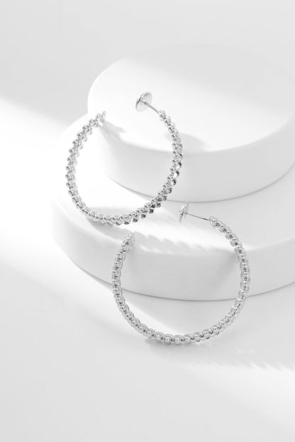 ¡®lume Jewelry¡¯CLASH HOOP EARRINGS