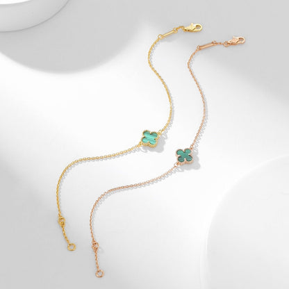¡®lume Jewelry¡¯CLOVER BRACELET MALACHITE 1 MOTIF