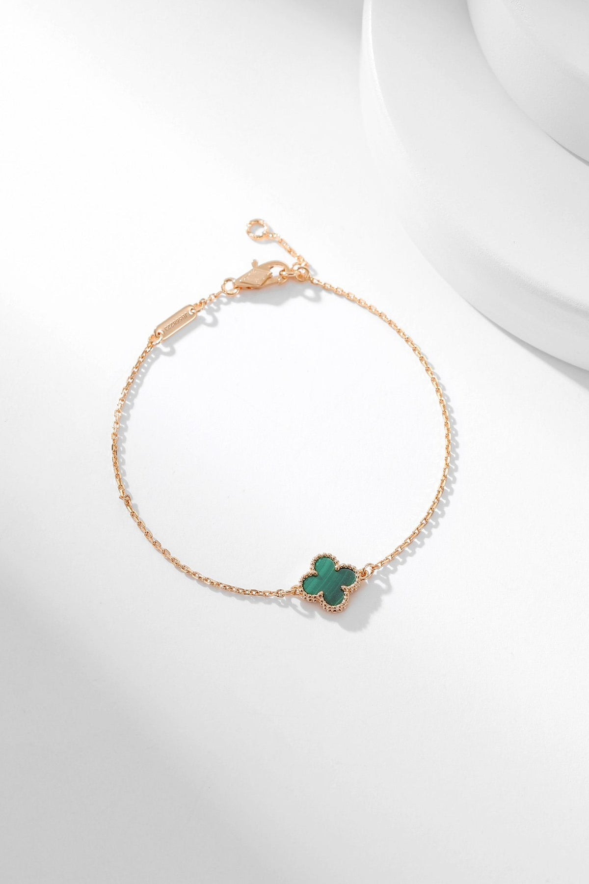 ¡®lume Jewelry¡¯CLOVER BRACELET MALACHITE 1 MOTIF
