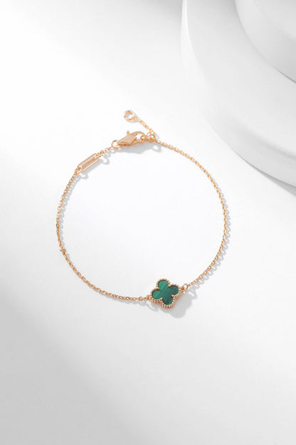 ¡®lume Jewelry¡¯CLOVER BRACELET MALACHITE 1 MOTIF