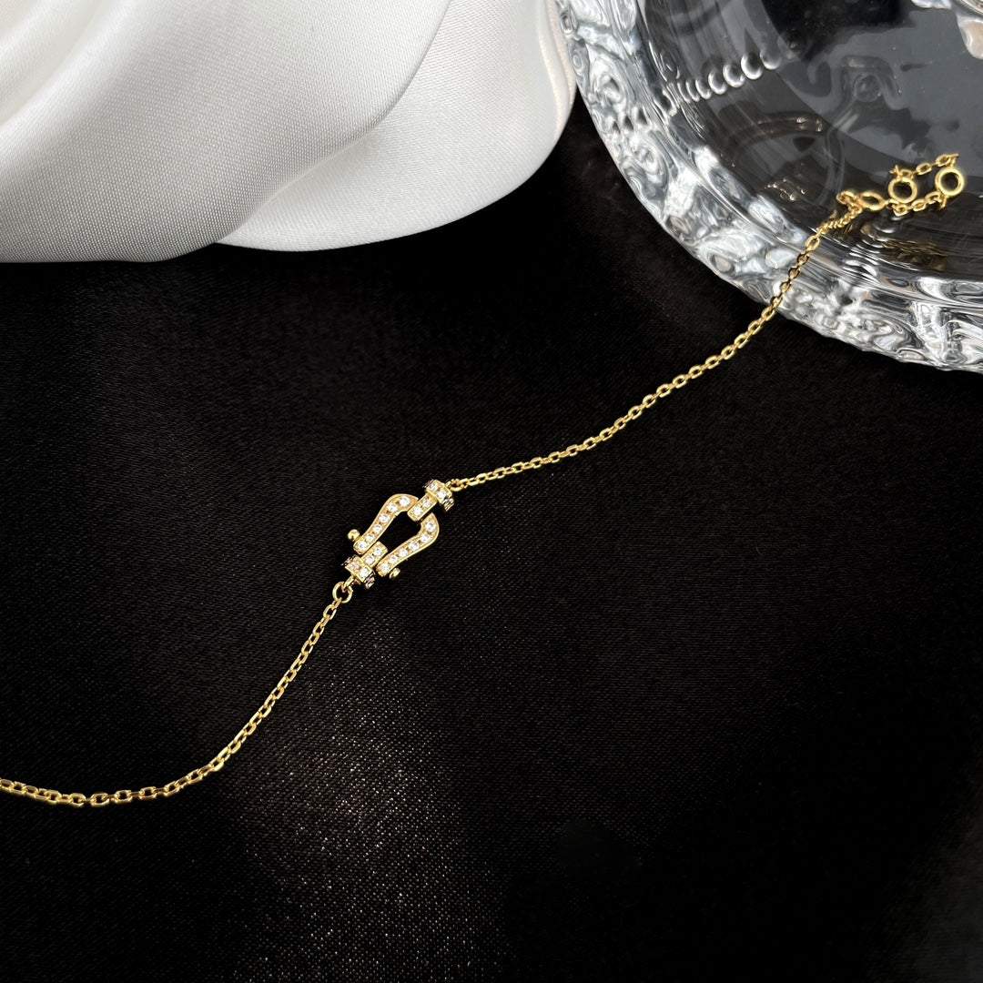 ¡®lume Jewelry¡¯FORCE 10 FULL DIAMOND BUCKLE CHAIN LINK MINI MODEL