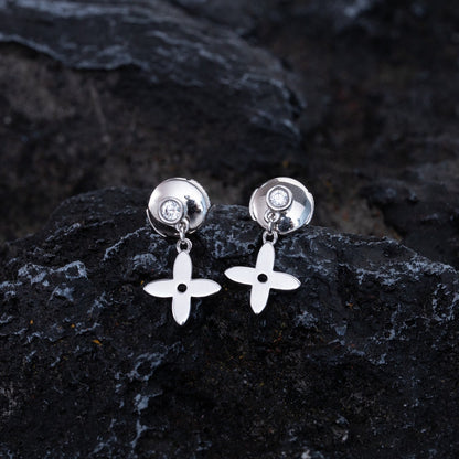 ¡®lume Jewelry¡¯VIDYLLE SILVER DIAMOND MINI DROP EARRINGS