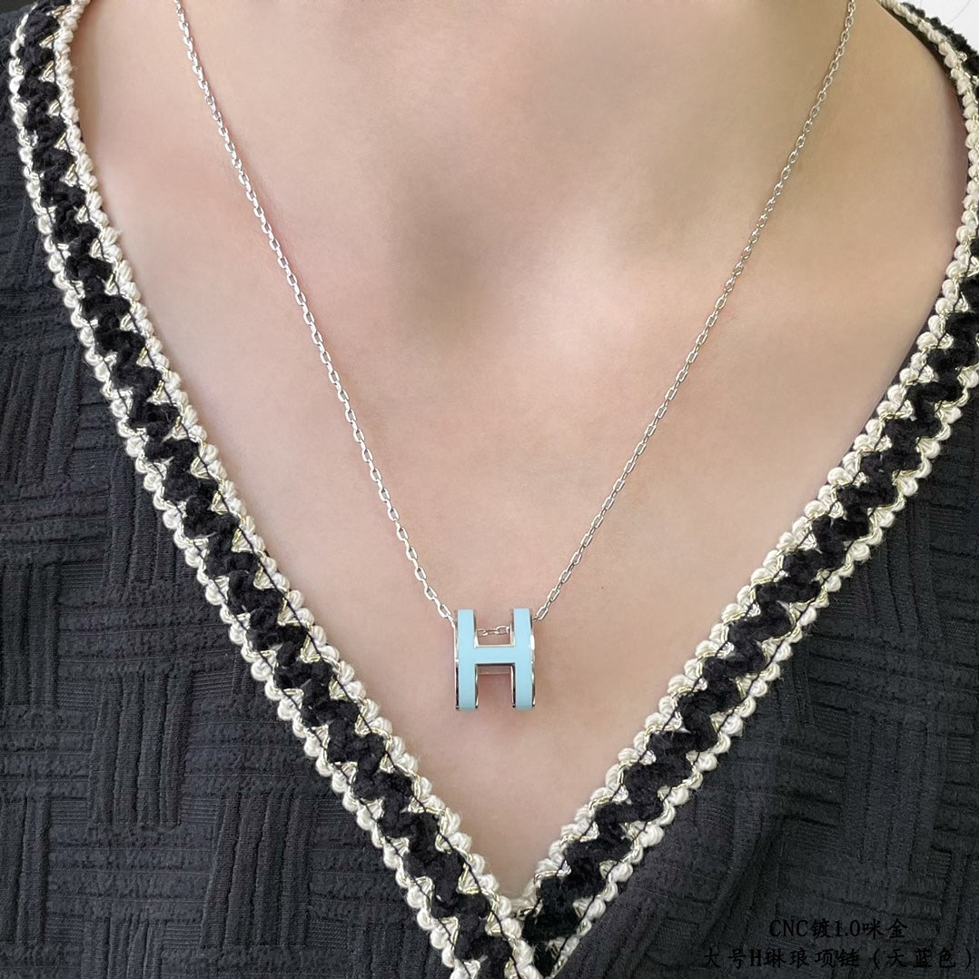 ¡®lume Jewelry¡¯POP H SKY BLUE NECKLACE