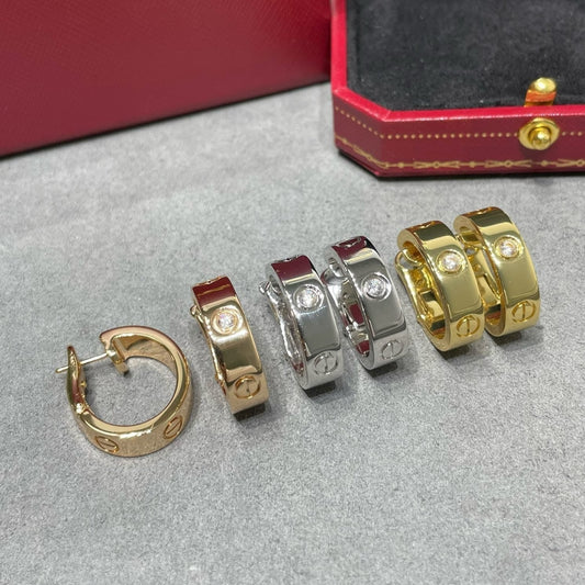 ¡®lume Jewelry¡¯LOVE 5.5MM 1 DIAMOND EARRINGS