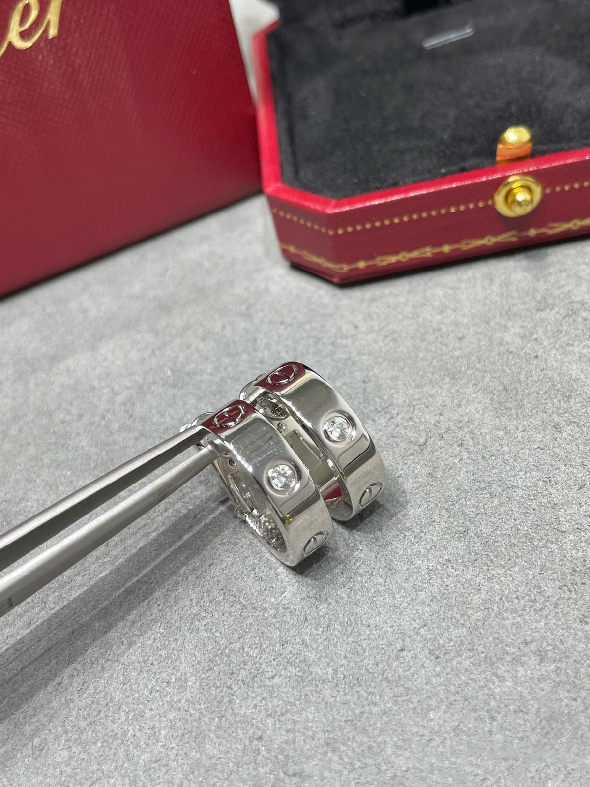 ¡®lume Jewelry¡¯LOVE 5.5MM 1 DIAMOND EARRINGS