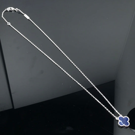 ¡®lume Jewelry¡¯CLOVER PIETERSITE SILVER LONG NECKLACE